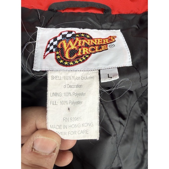 Vintage Dale Earnhardt Intimidator NASCAR Winner's Circle Jacket L - Picture 6 of 8
